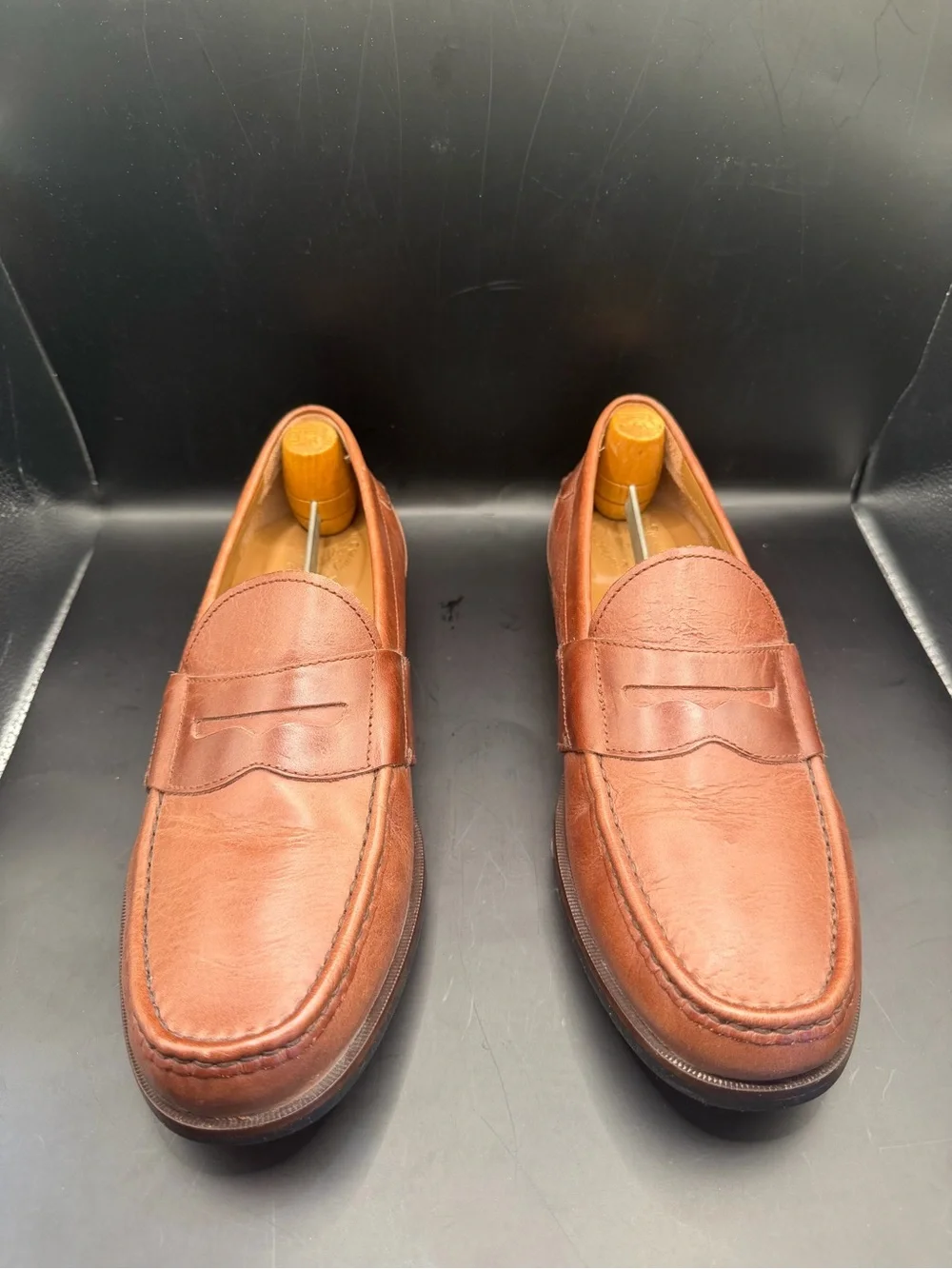 Cole Haan Brown Leather Penny Loafers Men’s Size 8.5 Classic Dress Shoes